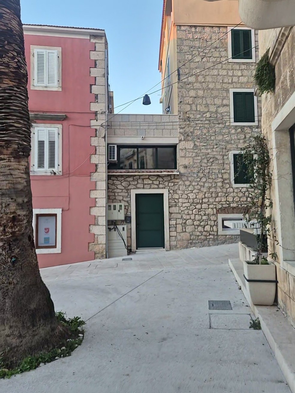 Hrpina Heritage House — restored stone façade in the Old Town